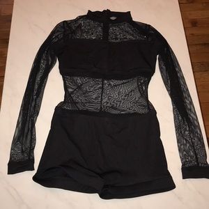 Natalie Dancewear Black Unitard (Custom)